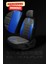 Renault R9 / R11 1981–1989 – Vira Gripdsport Serisi Deri Detaylı Standart100 Sertifikalı Araç Koltuk Kılıfı Seti Siyah - Mavi 8