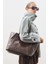 Square Tote Çanta Kahverengi 1