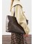 Square Tote Çanta Kahverengi 7