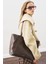 Square Tote Çanta Kahverengi 8