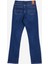 Yüksek Bel Bol Paça Geniş Fit Indigo Kadın Denim Pantolon M5WL-PNT1316 2