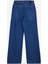 Normal Bel Bol Paça Geniş Fit Indigo Kadın Denim Pantolon Luıse WIDE-1758 2