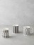 Stripy White Bone Porselen Kupa 290 ml Siyah-Beyaz-Gold 3