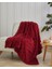 Fancy square Koltuk Şalı 120X160 cm Bordo 2