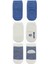 Puanlı Kaymaz Penye Soket Çorap 3'lü BS10108 Indigo 2