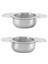 2pcs Çay Filtresi Kaseli Paslanmaz Çelik Çay Suşağı Çift Kanatlı Kulplı Ultra Ince Örgü Çay Süzgeçleri (Yurt Dışından) 1