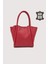 Hakiki Deri Kadın Organizerlı El Çantası Kırmızı SMR9206 1