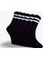 6’lı Erkek Tenis – Kolej Çorabı | Beyaz & Siyah Renk Seçenekleri | Çift Şeritli Uzun Spor Çorap 1