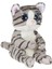 Ty Beanie Bellies Gri Peluş Kedi Mitzi 15 cm 1