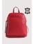 Hakiki Deri Kadın Sırt Çantası Kırmızı SMR9209 1