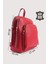 Hakiki Deri Kadın Sırt Çantası Kırmızı SMR9209 2