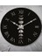 Ay Bombe Gerçek Cam Sessiz Mekanizma 36 cm Duvar Saati 2