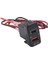 Toyota Land Cruiser Hilux Prado Fj Için Voltmetre ile Araba Hızlı Şarj Cihazı Adaptörü Qc3 0 Çift USB Hızlı Şarj Cihazı Soketi (Yurt Dışından) 1