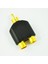 5 Pcs Rca Av Audio Y Ayırıcı Fiş Adaptör 1 Erkek Ila 2 Kadın (Yurt Dışından) 5