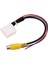 3x 16 Pin Arka Görünüm Kamera Adaptör Kablosu Park Parkı Yedekleme Video Kablosu Adaptörü Gezinme DVD Toyota Camry 7th (Yurt Dışından) 4