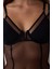 Siyah Ayarlanabilir Askılı Balenli Tül Bodysuit 6