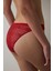Kırmızı Easy Lace V Shape Slip Külot 2