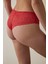 Kırmızı Lace Hipster Külot 2