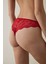 Kırmızı Rusty Lace Brazilian Külot 2