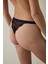 Siyah Strap Detailed Tanga Külot 2