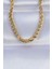 316L Çelik Gold Renk Arpa Model Kolye - TJ-BKO8748 1