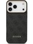 iPhone 17 Pro Max Uyumlu Kılıf Guess Lisanslı M-Safeli 4g Metal Büyük Logolu Kartlıklı Kapak Siyah 6