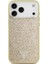iPhone 17 Pro Max Kılıf Guess Lisanslı M-Safeli Metal Kamera Çerçeveli Üçgen Logolu Glitter Gold 3