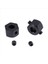 4pcs 5mm Ila 12MM Metal Birleştirici Tekerlek Hub Hub Hex Adaptörü Wpl D12 C14 C24 B14 B16 Mn D90 D91 Rc Araba Yükseltme Parçaları Siyah (Yurt Dışından) 2