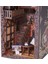 Dıy Book Nook Kit Dıy Bodrum Kitabı Ekle Dekor Sokağı Işıklarla 3D Ahşap Bulmaca Çocuklar/yetişkinler Için Dekoratif (Yurt Dışından) 1