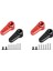4pcs Metal 15T Servo Kolu Korna Fit Emax ES08MA Iı Eksenel SCX24 Için Servo 1/24 Rc Paletli Araba Parçaları Kırmızı + Siyah (Yurt Dışından) 1