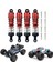 4pcs Metal Ön ve Arka Yağ Şok Emici Damper Mjx H16 16207 16208 16209 16210 1/16 Rc Araba Yükseltmeleri Parçalar 1 (Yurt Dışından) 4