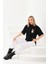 Unisex Baskılı Oversize T-Shirt - Siyah -Vlmr 5