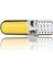 T10 12V LED Ampül Çakar Silikonlu 12 Sarı 1
