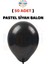 ( 50 Adet ) Siyah Balon 12'' Lateks Pastel Balon Doğum Günü Organizasyon Süsleme 1