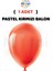 ( 1 Adet ) Kırmızı Balon 12'' Lateks Pastel Balon Doğum Günü Organizasyon Süsleme 1
