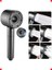 5 Fonksiyonlu Ayarlanabilir Turbo Duş Başlığı - Gri 4