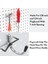 Çeşitli Aletleri Düzenlemek Için 278 Parça Mandal Panosu Aksesuarları Mandal Panosu Kancaları Seti, 1/8 ve 1/4 Inç Asma Kancaları (Yurt Dışından) 5