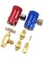 R1234YF Kendinden Sızdırmazlıklı Kutu Musluğu, R134A Tank Adaptörü ve R1234 Hızlı Bağlantı Elemanları Ile, Klima Refrigerants Mainfold Gösterge Seti Için (Yurt Dışından) 2