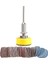 100 Adet 25 mm 1 Inç Zımpara Diski Zımpara Diski 100-3000 Grit Kağıt 1 Inç Aşındırıcı Cila Pedi Plaka + Dremel Döner Alet Için 1/8 Inç Sap (Yurt Dışından) 3