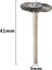 40 Parça Mini Tel Fırça Tekerleği Kupası Pirinç Çelik Tel Fırça Seti (3 Mm) Güçlü Dremel Döner Alet Parlatma Parlatıcısı Için Sap (Yurt Dışından) 3