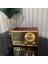 Gold Retro & Vintage Nostaljik Radyo Bluetootlu Fenerli Mini Kibar Fm Radyo Şık Ve Tarz Bir Arada - Videolu Ürün 5