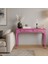100 cm Masif Lükens Pembe Çalışma Masası 1