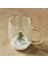 New Year Yılbaşı Pia Frosty Pine Tree Çift Cidarlı Cam Kupa 350 ml 3