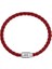 Meisterstück Steel 3-Ring Kızıl Deri Bileklik 134065 2