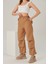 Paraşüt Pantolon / Baggy Kesim Kadın Paraşüt Pantolon- Cep Kapaklı 7