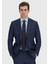 Lacivert Düz Zeroweight Slim Fit Yün Karışımlı Takım Elbise 1