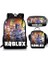3D Yeni Roblox Öğrenci Okul Çantası Öğle Yemeği Çantası Kalem Çantası Omuz Çantası Üç Parçalı Set (Yurt Dışından) 1