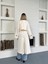 Kadın Kaşe Kuşaklı Pelerin Detay Extra Oversize Kaban / Trençkot 2