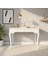 100 cm Masif Rustik Beyaz Çalışma Masası 1