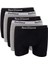 5 Adet Feelline Siyah ve Gri Pamuklu Doğal Likralı Erkek Boxer 1